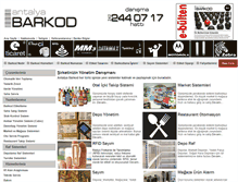 Tablet Screenshot of antalyabarkod.com